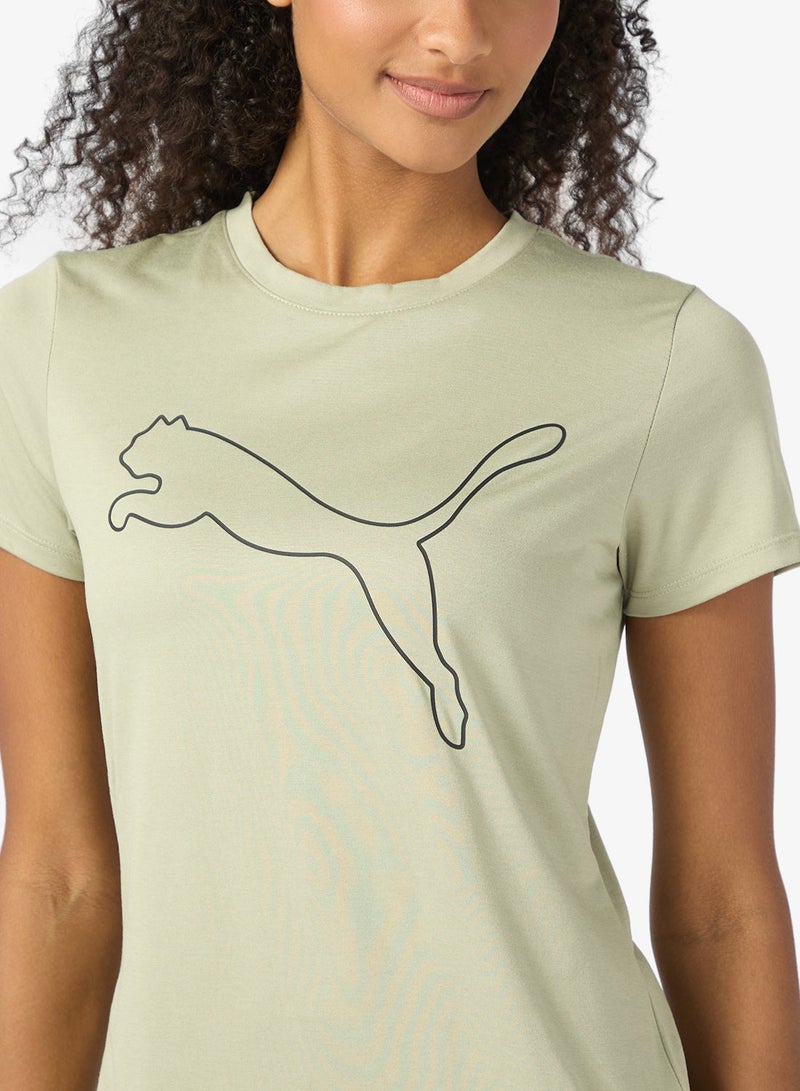 PUMA Essential Heather Logo T-Shirt - Image 3